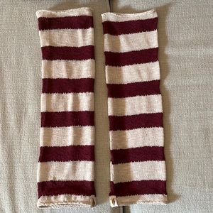 Rubia wear leg warmers